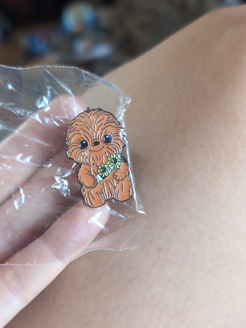 2$ Add On⭐ Chewbacca With Flower Band Pin